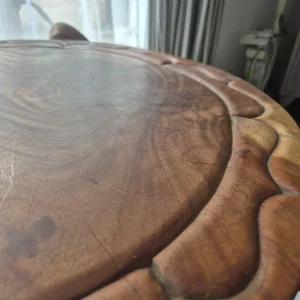 Wooden Carved Table (leg needs repair)