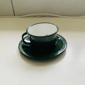 Tin Cup and Saucer