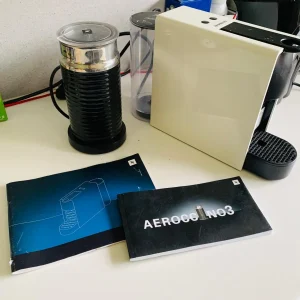Nespresso Essenza Mini Machine and Aero 3 Milk Frother