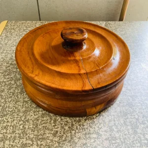 Wooden Bowl with Lid